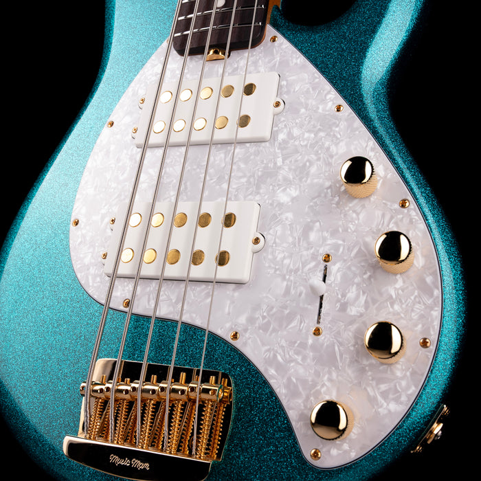 Ernie Ball Music Man StingRay Special 5 HH Bass Ocean Sparkle With Softshell Case
