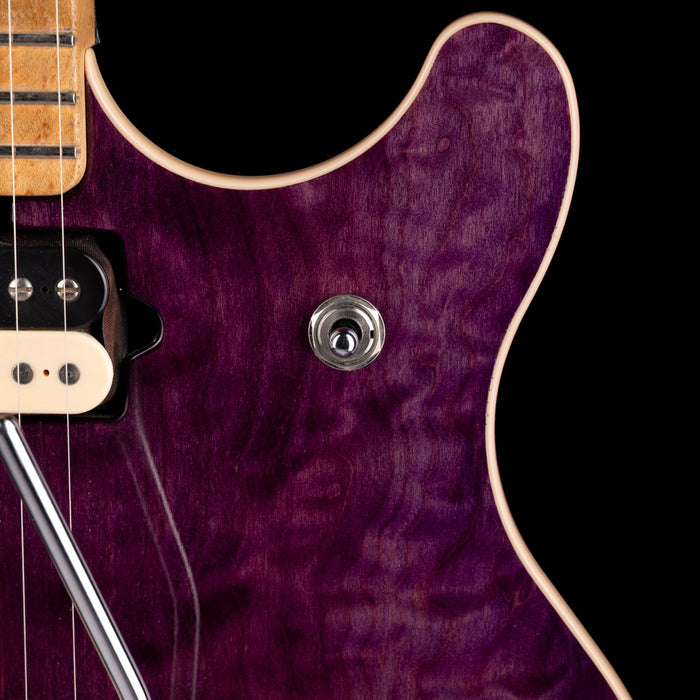 Used 1995 Ernie Ball Music Man Eddie Van Halen EVH Signature Floyd Translucent Purple with Case