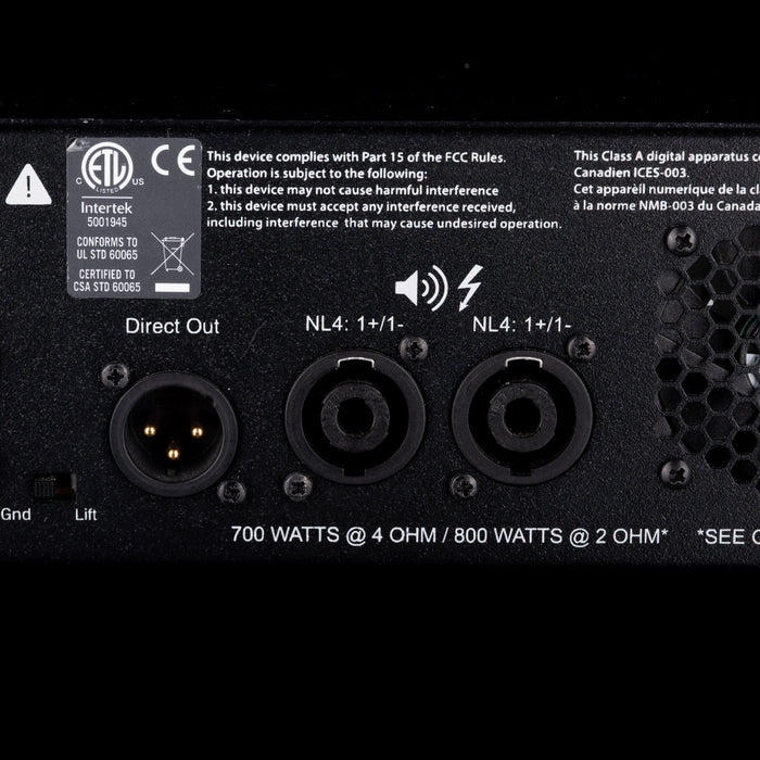 Used Bergantino Forte D Bass Amplifier Head