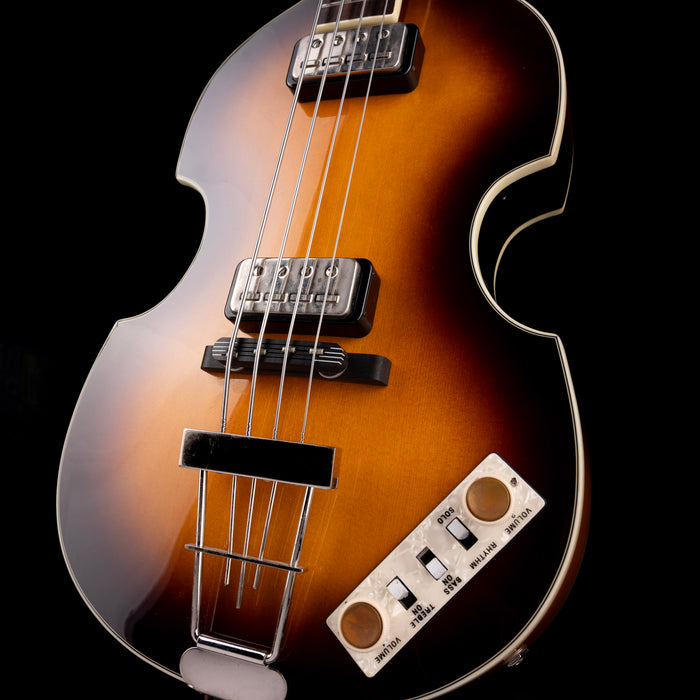 Used Hofner Contemporary HCT-500/1 Violin Bass Sunburst with Case - 2