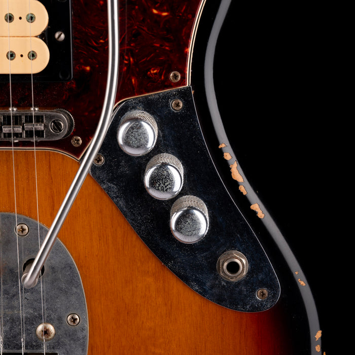 Used 2012 Fender Kurt Cobain Road Worn Jaguar Road Worn 3-Tone Sunburst with OHSC