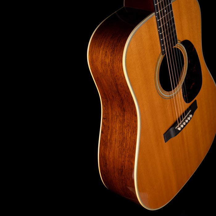 Vintage 1966 Martin D-28 Acoustic Guitar Natural With Calton Hard Case
