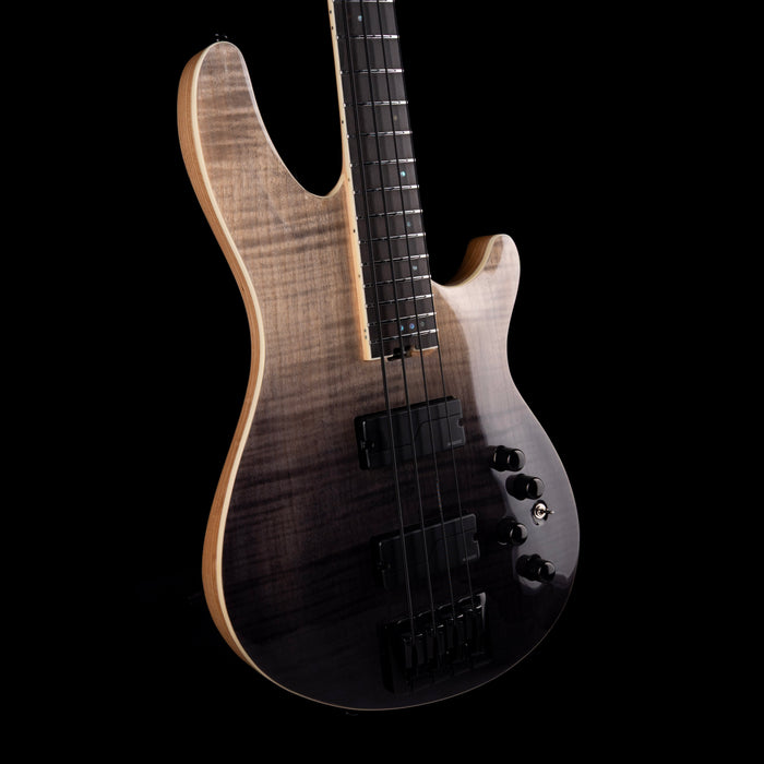 Pre-Owned Schecter SLS Elite 4 Black Fade Burst Bass Guitar