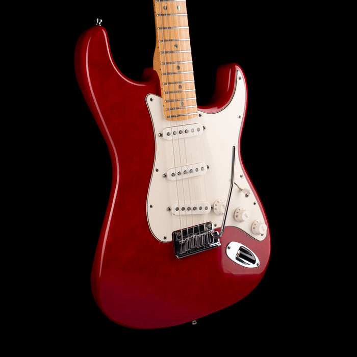 Pre-Owned 2013 Fender Custom Shop Custom Deluxe Stratocaster Candy Red with OHSC