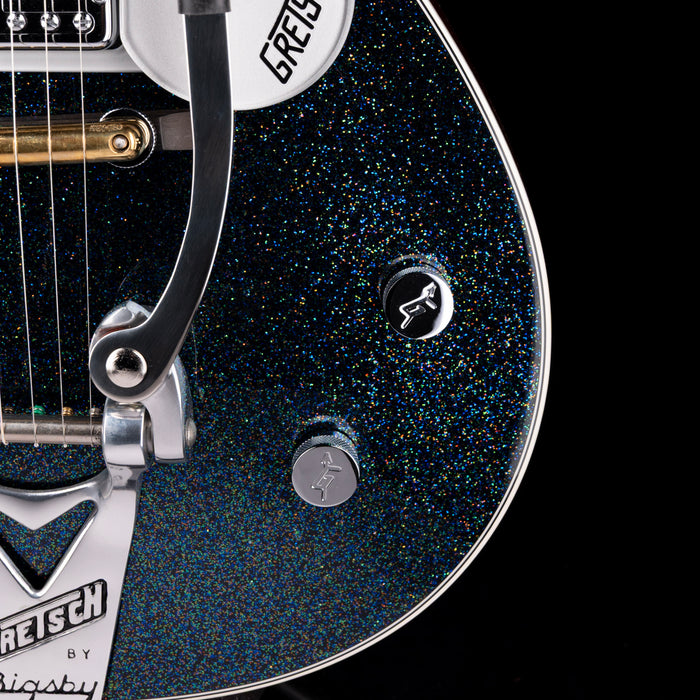 Gretsch Custom Shop Masterbuilt Gonzalo Madrigal G6128CS 1959 Duo Jet NOS Black Holoflake With Case