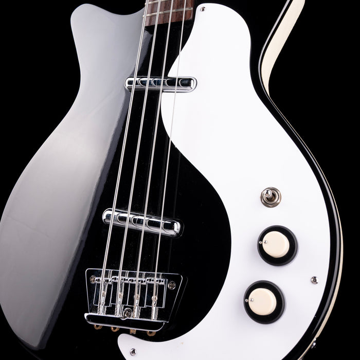 Used 2022 Danelectro ‘59 Shorthorn Black DC Bass with Gig Bag