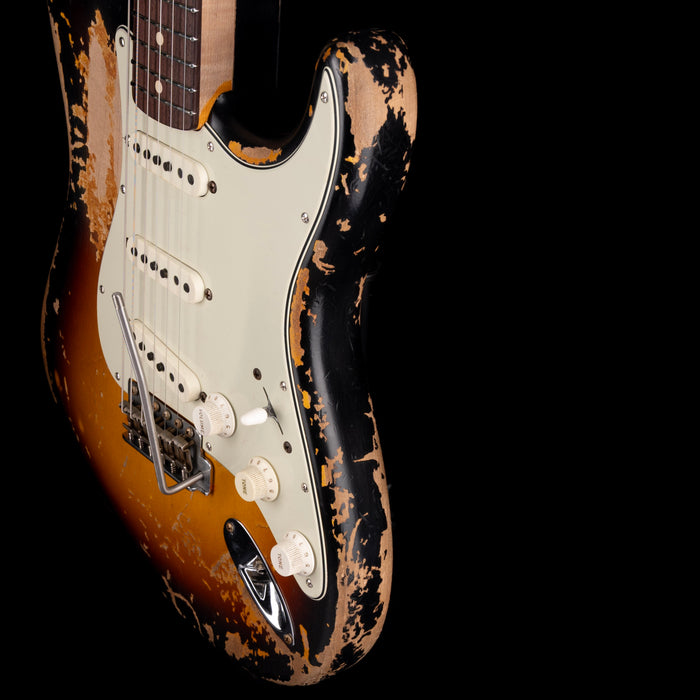 Pre-Owned 2022 Fender Custom Shop Masterbuilt Vincent Van Trigt Mike McCready 1960 Stratocaster 3-Tone Sunburst With OHSC