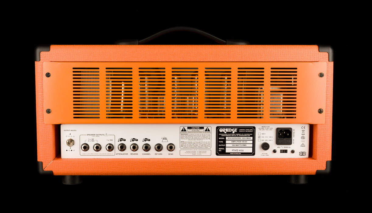 Pre Owned Orange Rockerverb 100 MKIII Guitar Amp Head with Cover
