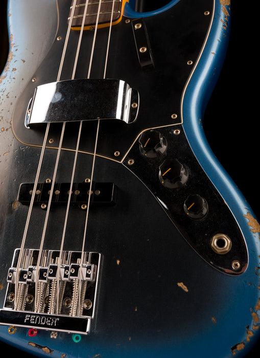 Fender Custom Shop 1963 Jazz Bass Heavy Relic Dark Night Truetone Color Set