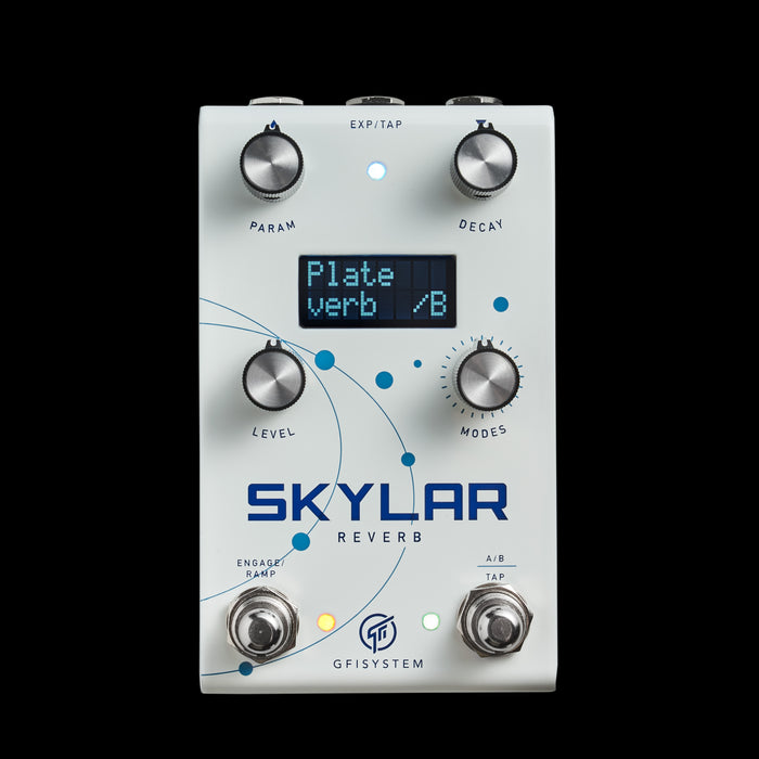 GFI System Skylar Reverb Guitar Effect Pedal Front