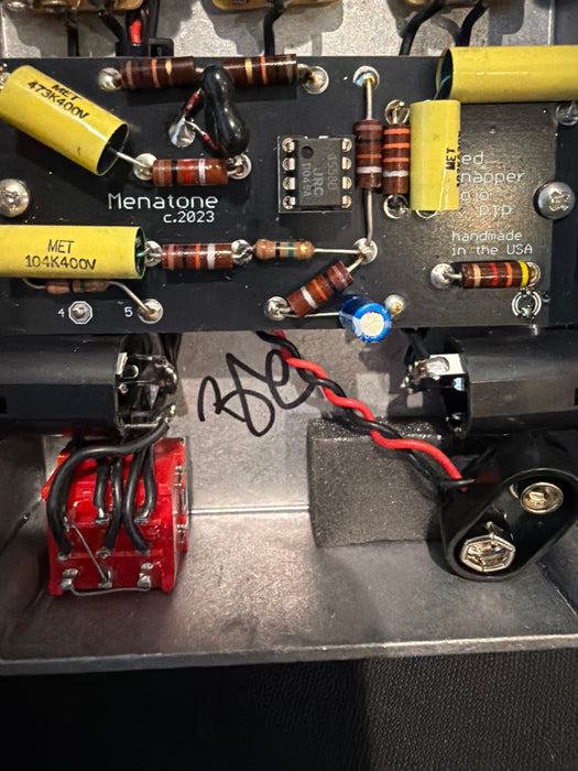 Used 2025 Menatone Red Snapper BS Edition Point to Point Hand Wired Overdrive - Truetone Music Exclusive