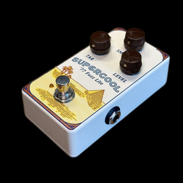 Supercool 77 Fuzz Lite Fuzz Pedal Angle