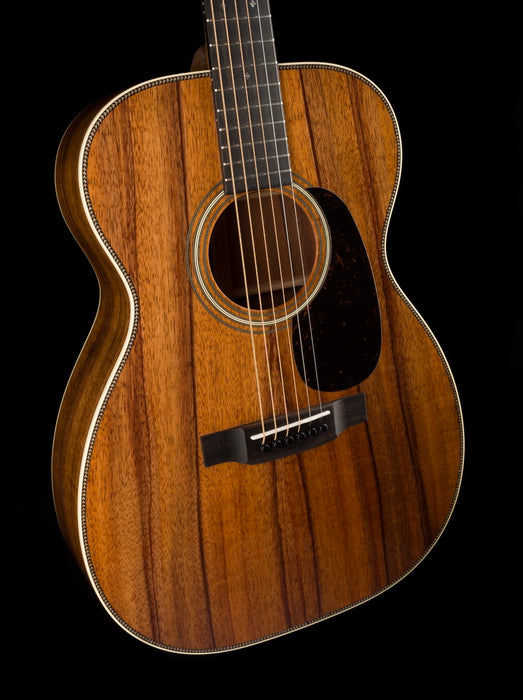 Martin Custom Shop 00 Style 28 All Flamed Koa Natural Acoustic Guitar With Case
