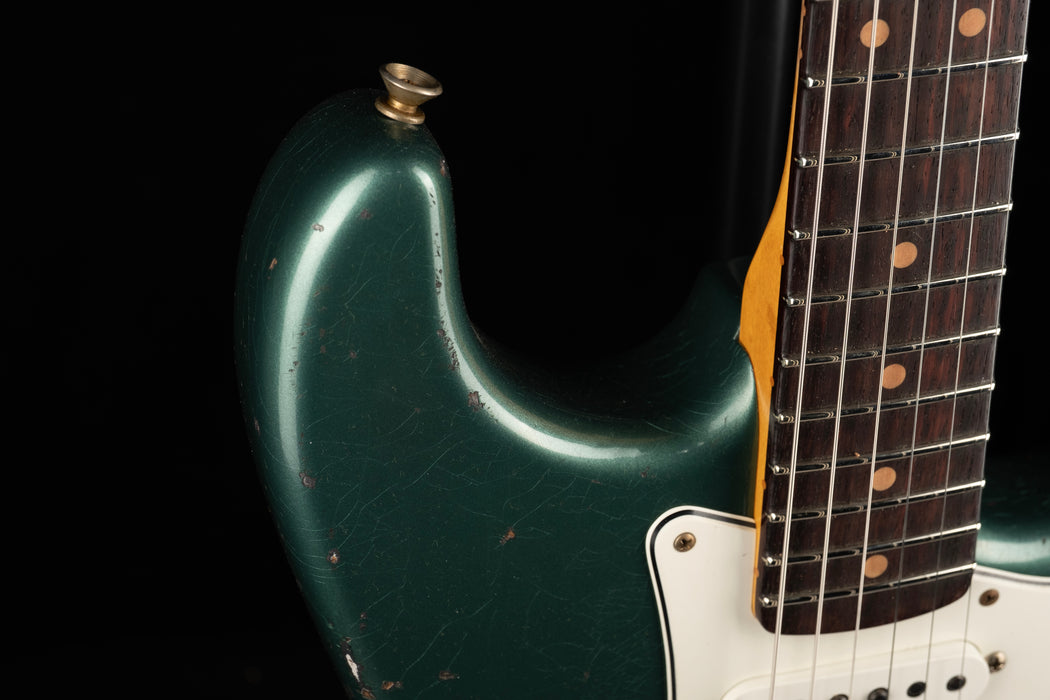 Fender Custom Shop 1962 Stratocaster Heavy Relic Sherwood Green Metallic Over Charcoal Frost Metallic