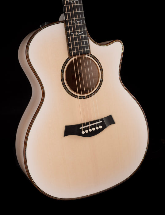 Used Taylor Custom Grand Auditorium C14ce Whitepearl Burst Catch Event # 22 With Case
