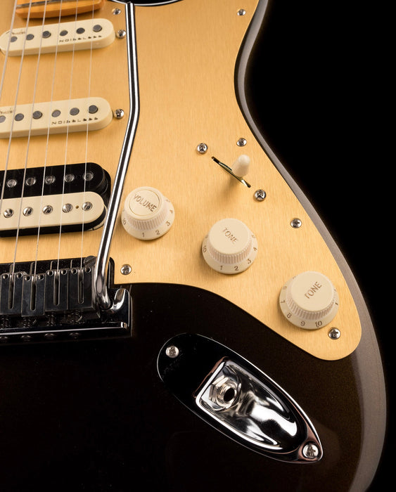 Pre Owned 2023 Fender American Ultra Stratocaster HSS Texas Tea With OHSC