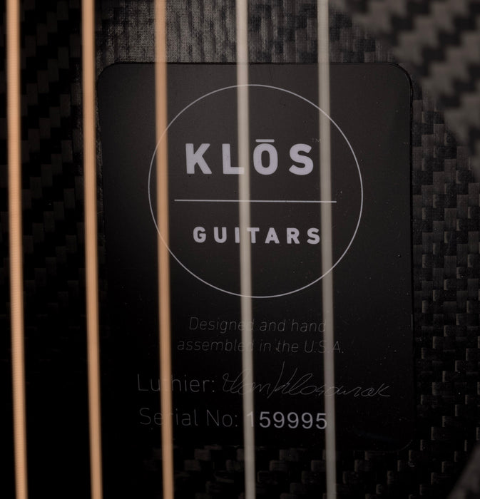 Pre Owned KLŌS Graphite Travel Guitar With Gig Bag