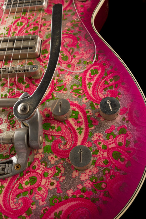 Gretsch Custom Shop Masterbuilt Stephen Stern G6128-JR Duo Jet Jr. Relic Pink Paisley With Case