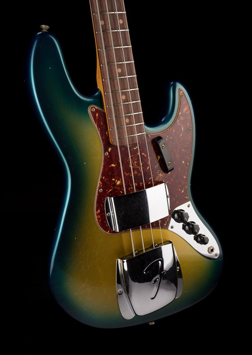 Fender Custom Shop 1962 Jazz Bass Journeyman Relic Surf Green Burst with Case