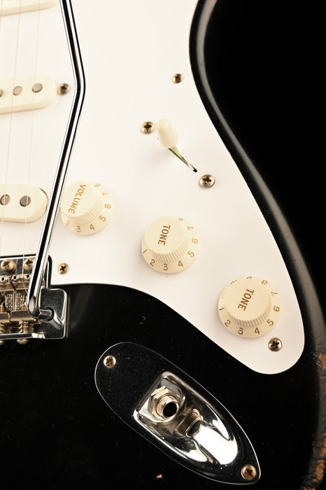 Pre Owned 2019 Fender Road Worn 50's Stratocaster Black With Case