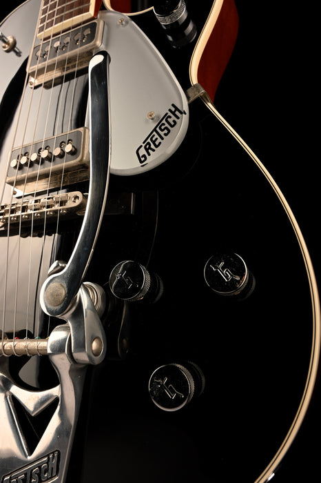 Used 2004 Gretsch G6128T-1957 Duo Jet Black Electric Guitar With OHSC