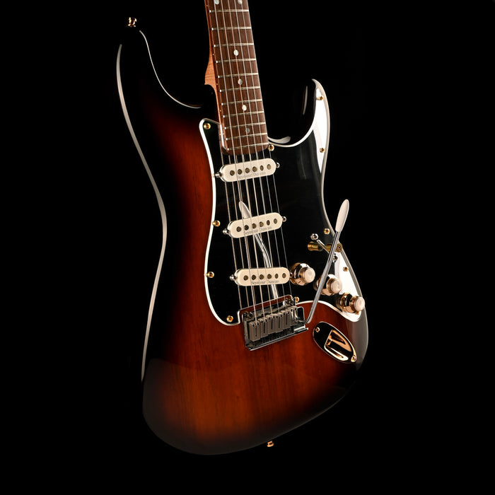 Pre Owned 2007 Fender Special Edition Koa Stratocaster Light Burst Modified With Gig Bag