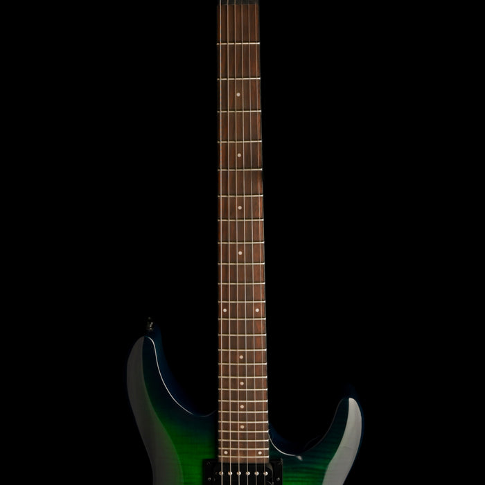 Used Schecter Elite C-6 Aqua Burst Electric Guitar With Gig Bag