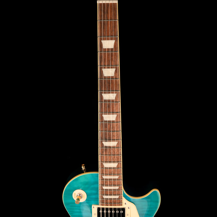 Pre Owned Epiphone Les Paul ‘60s Quilt Top Trans Blue With Gig Bag