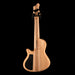 Mayones Cali4 Bass (17.5" Scale) Quilted 5A Mahogany Top Swamp Ash Back Ebony Board With Case