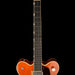 Used 2024 Gretsch Nashville G6220 TDC Top Flame Maple Round Up Orange With OHSC