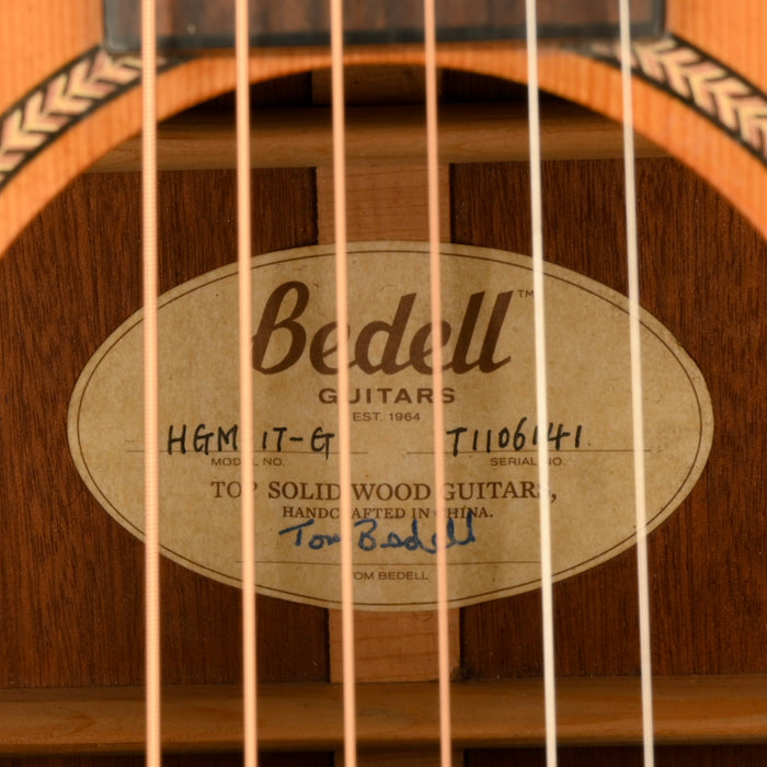 Pre Owned Bedell HGH-17-G Acoustic Guitar With OHSC