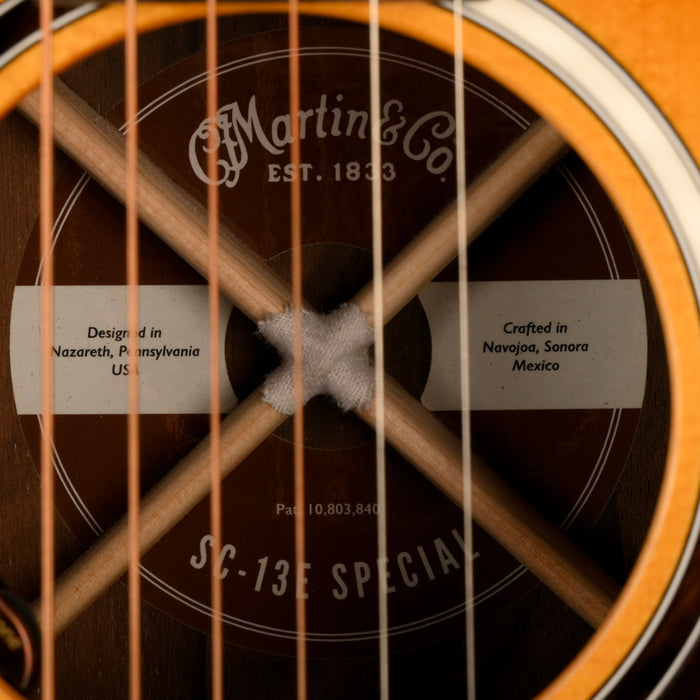 Martin SC-13E Special Burst Acoustic Electric Guitar With Soft Case
