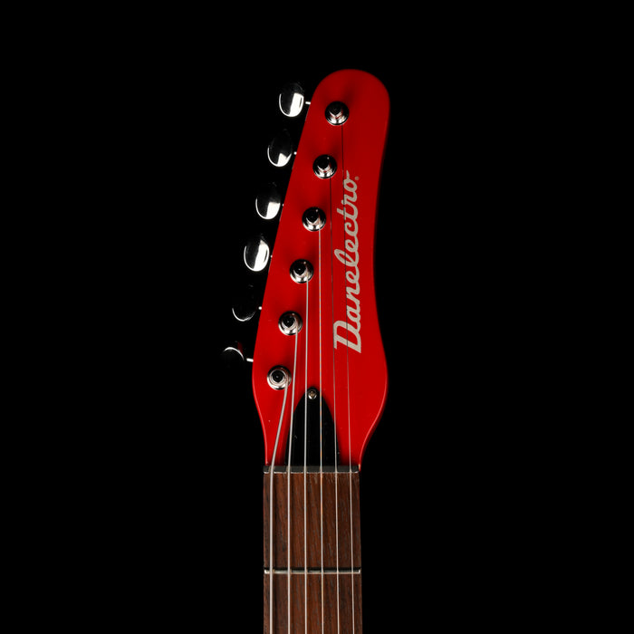 Used Danelectro 56 Baritone Red Flake Guitar With Gig Bag