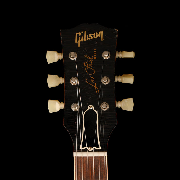 Pre Owned 2018 Gibson Custom Shop Tom Murphy Painted & Aged 1960 Les Paul Standard Reissue Dirty Lemon Burst With OHSC