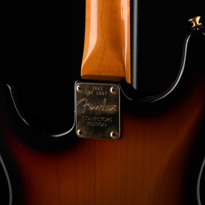 Pre Owned 1997 Fender Stratocaster Collector's Edition 3-Tone Sunburst  #1661 of 1997 With OHSC