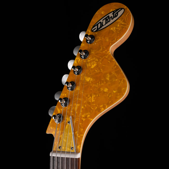 Pre Owned 2004 DiPinto Galaxie IV Los Straitjackets Silver Sparkle (Made in Korea) with Gig Bag