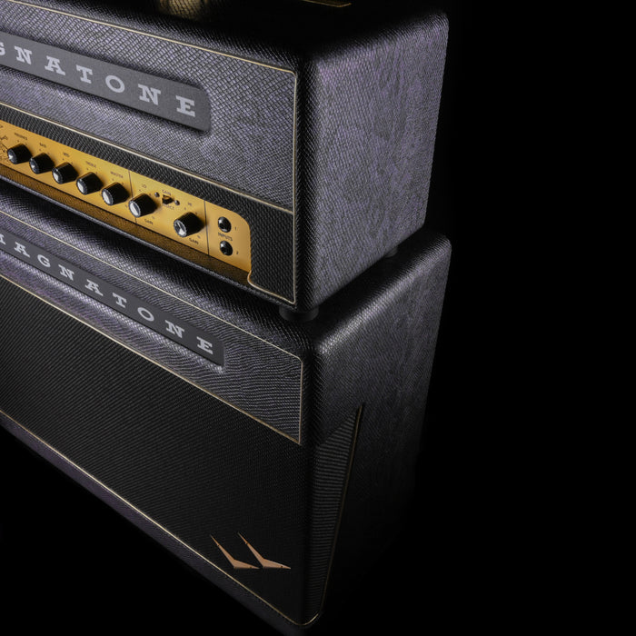 Magnatone Limited Edition Slash Purple Python M-80 Head & Cabinet Guitar Amp Rig IN STOCK