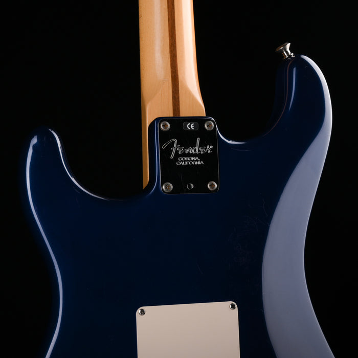 Pre Owned 2002 Fender Limited Edition Eric Clapton Stratocaster Midnight Blue Electric Guitar With OHSC