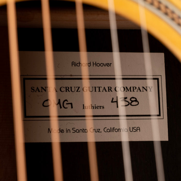 Used Santa Cruz OM Grand Natural Acoustic Electric Guitar with OHSC