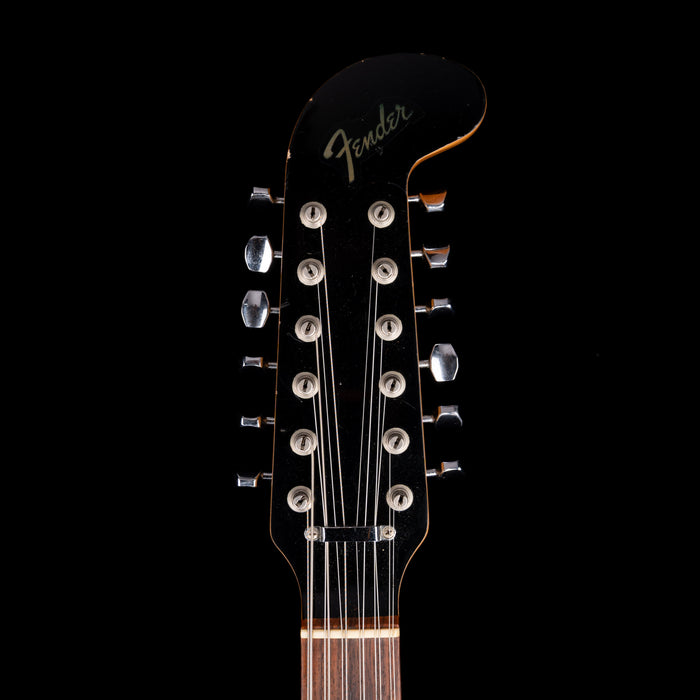 Vintage 1966 Fender Electric XII Black With OHSC