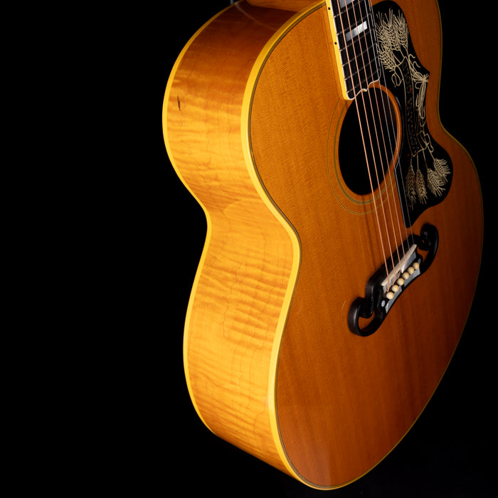 Pre Owned 2001 Gibson Montana Gold SJ-200 Ren Ferguson-era Natural Acoustic Guitar With OHSC