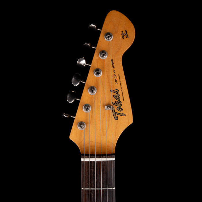 Pre Owned Partscaster Doom Gloom Body Tokai Neck Goldstar Viking Purple Electric Guitar