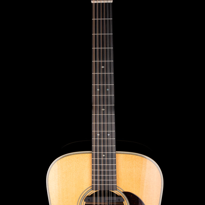 Used Martin HD12-28 Natural With Fishman Rare Earth Magnetic Pickup Acoustic Electric Guitar With OHSC