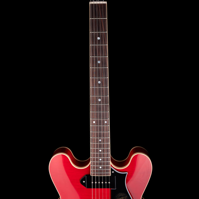 Heritage H-530 Hollow Trans Cherry Electric Guitar with Case