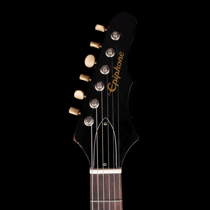 Vintage 1965 Epiphone Olympic Cherry Single Pickup Electric Guitar With Original Case