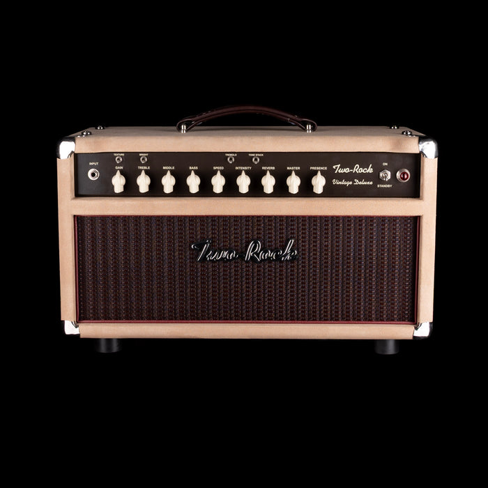 Used Two Rock Vintage Deluxe 40/20 Guitar Amp Head And 1x15" Cabinet Dogwood Suede