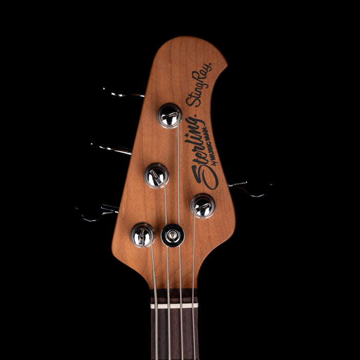 Used Sterling by Music Man StingRay Short Scale Bass Toluca Lake Blue 1 HB With Gig Bag