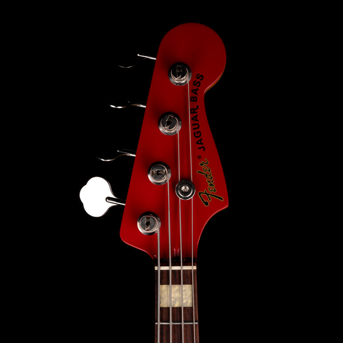Pre Owned 2007 Fender Made in Japan Jaguar Bass Hot Rod Red With Gig Bag