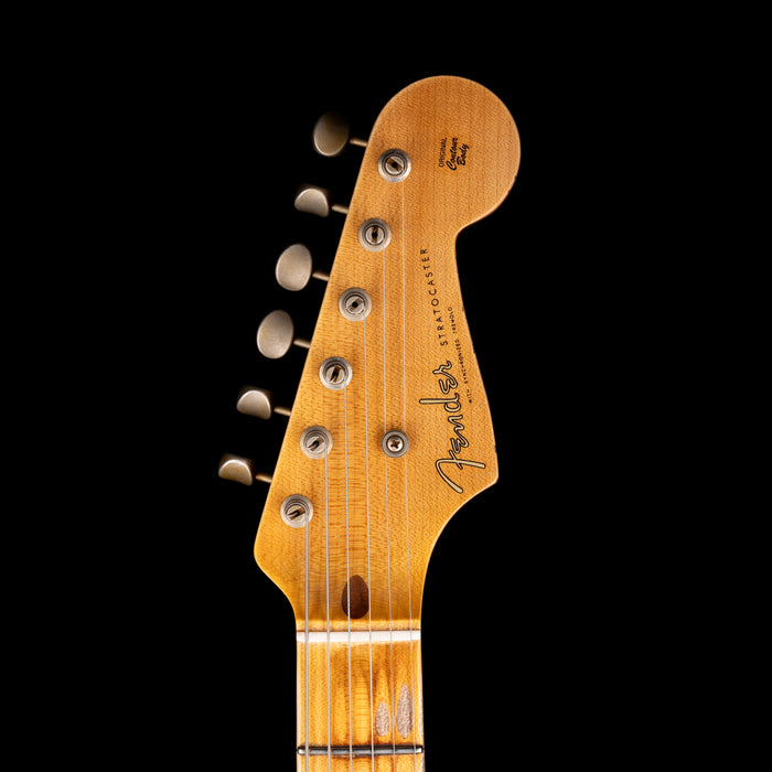 Used 2024 Fender Custom Shop Limited Edition 70th Anniversary 1954 Stratocaster Journeyman Relic Wide-Fade 2-Color Sunburst with OHSC