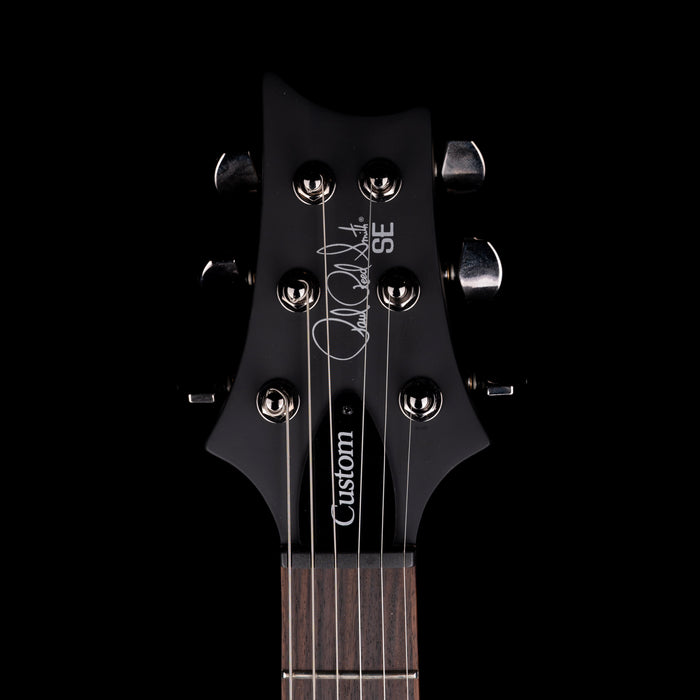 PRS SE Exotic Custom 24-08 Poplar Burls in Charcoal Cherry Midnight Burst With Gig Bag